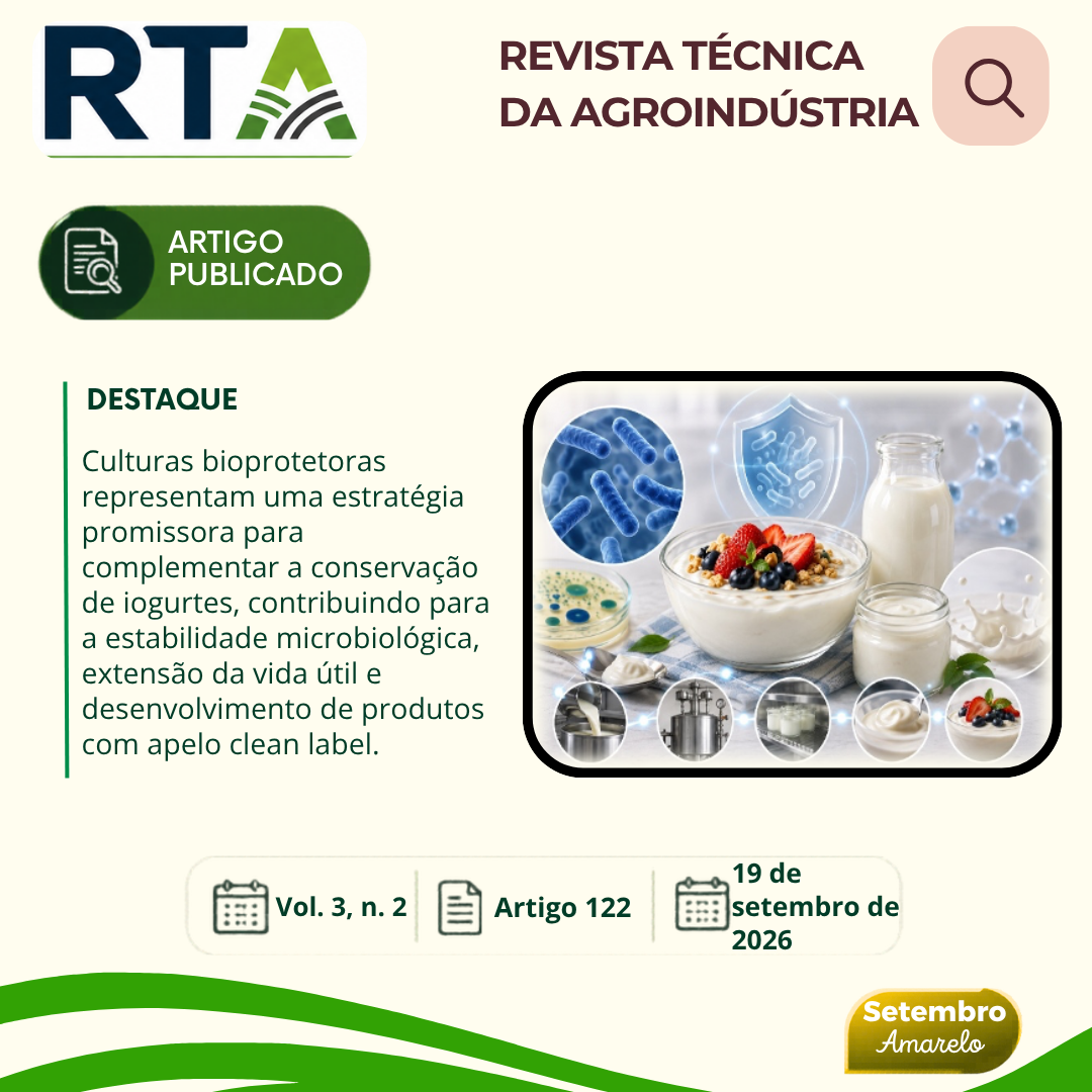 USO DE CULTURAS BIOPROTETORAS EM IOGURTES: APLICAÇÕES TECNOLÓGICAS E BENEFÍCIOS PARA A SEGURANÇA DOS ALIMENTOS